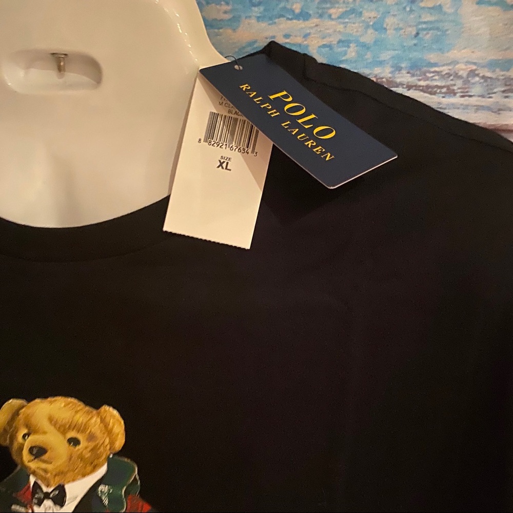 POLO Ralph Lauren 2023 Holiday Bear S/S T-Shirt Sz L - Picture 12 of 14